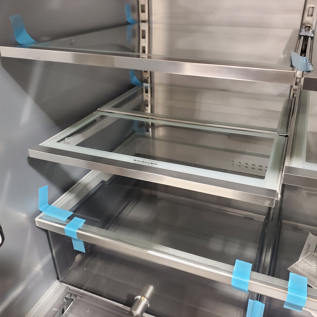 Pictures of Stainless Steel KitchenAid 25.8 cu. ft. 5 Door Refrigerator with External Ice and Water Dispenser - Open Box - Neu Appliance Outlet - Discount Appliance Outlet in Austin, Tx