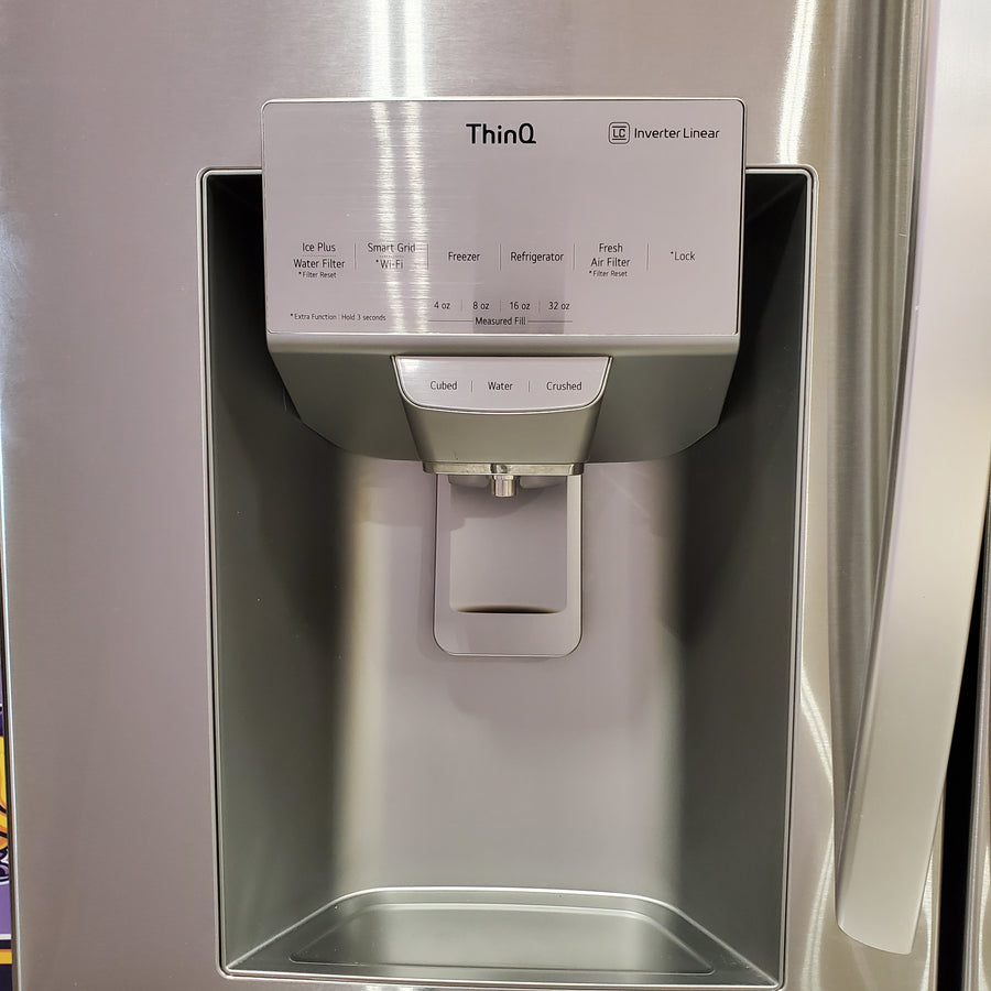 LG 30 cu. ft. Smart French Door Refrigerator with Craft Ice™ & Full-Convert™ Drawer 31135SD270 - LRMXS3006S - Scratch & Dent (Minor)