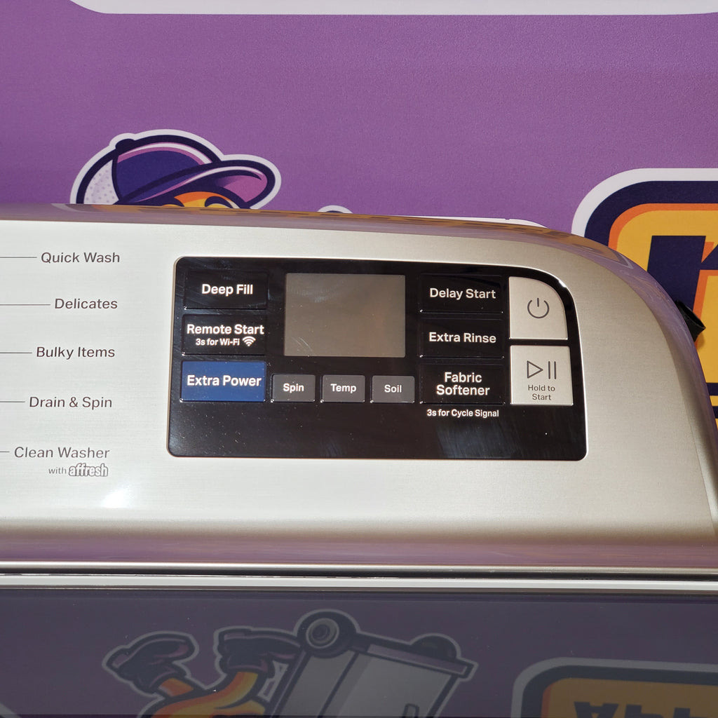 Maytag 5.2 Cu. Ft. Top Load Agitator Washer with Extra Power and Smart Appliance 3SD771 - MTW6205RW - Open Box