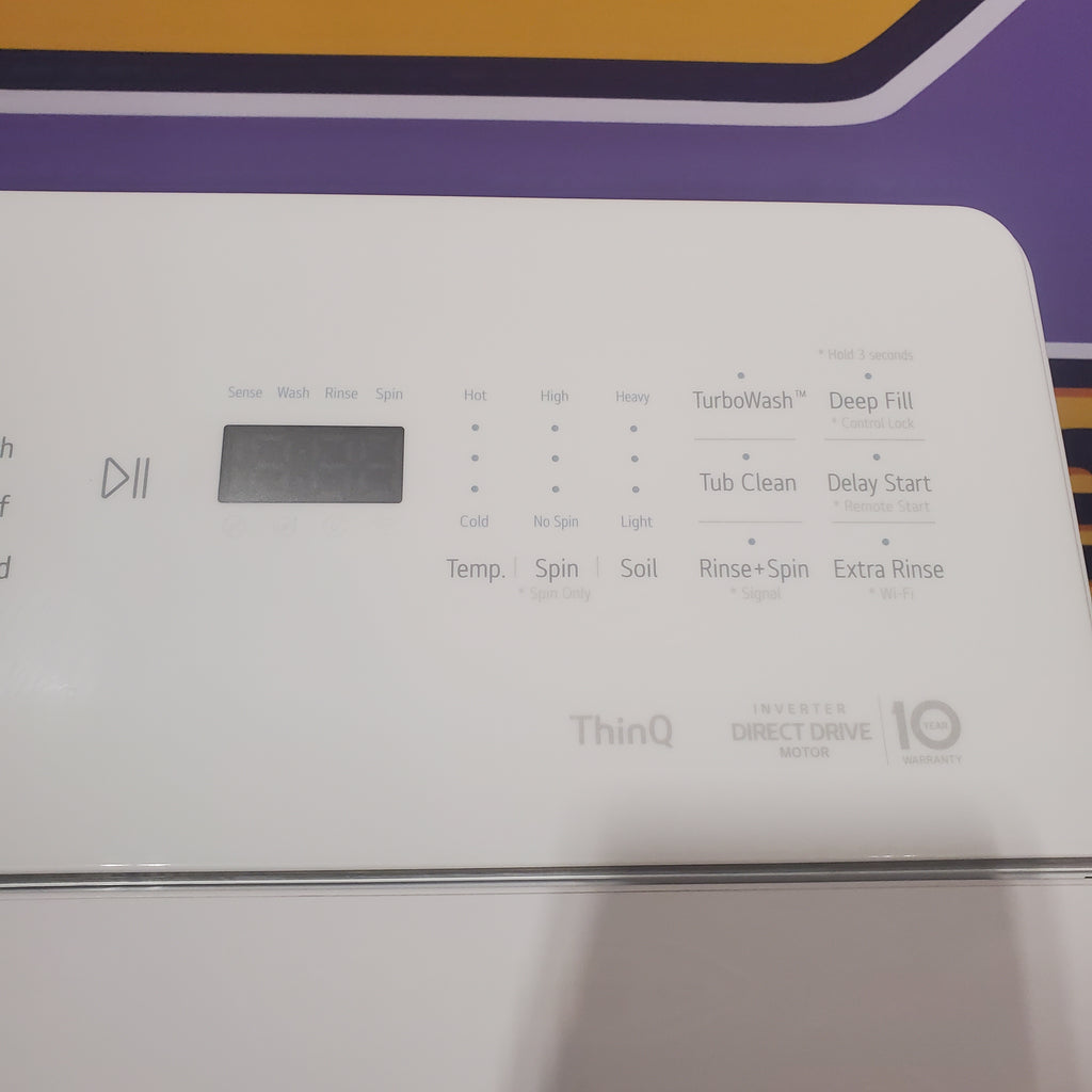 Pictures of LG 4.8 cu. ft. Mega Capacity Smart Top Load Washer with 4-Way® Agitator, EasyUnload™ & AI Sensing WT8205CW - Neu Appliance Outlet - Discount Appliance Outlet in Austin, Tx