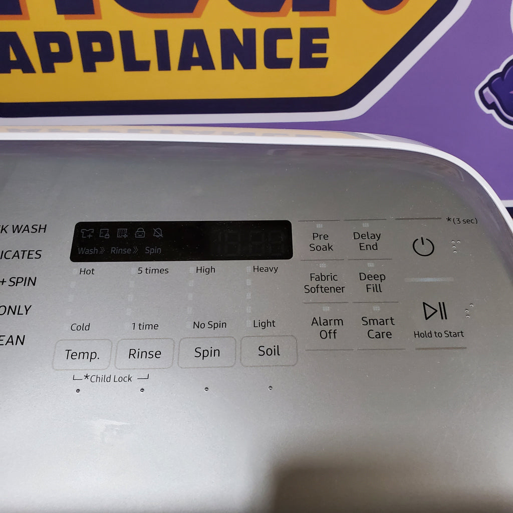 Pictures of Samsung ENERGY STAR 5.0 cu. ft. Top Load Washing Machine with Active Water Jet WA50R5200AW - Certified Refurbished - Neu Appliance Outlet - Discount Appliance Outlet in Austin, Tx