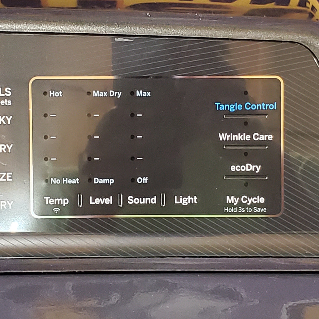 Pictures of GE Profile™ ENERGY STAR® 7.4 cu. ft. Capacity Smart Electric Dryer with Sanitize Cycle and Sensor Dry in Diamond Gray PTD70EBPTDG - Scratch and Dent (Moderate) - Neu Appliance Outlet - Discount Appliance Outlet in Austin, Tx