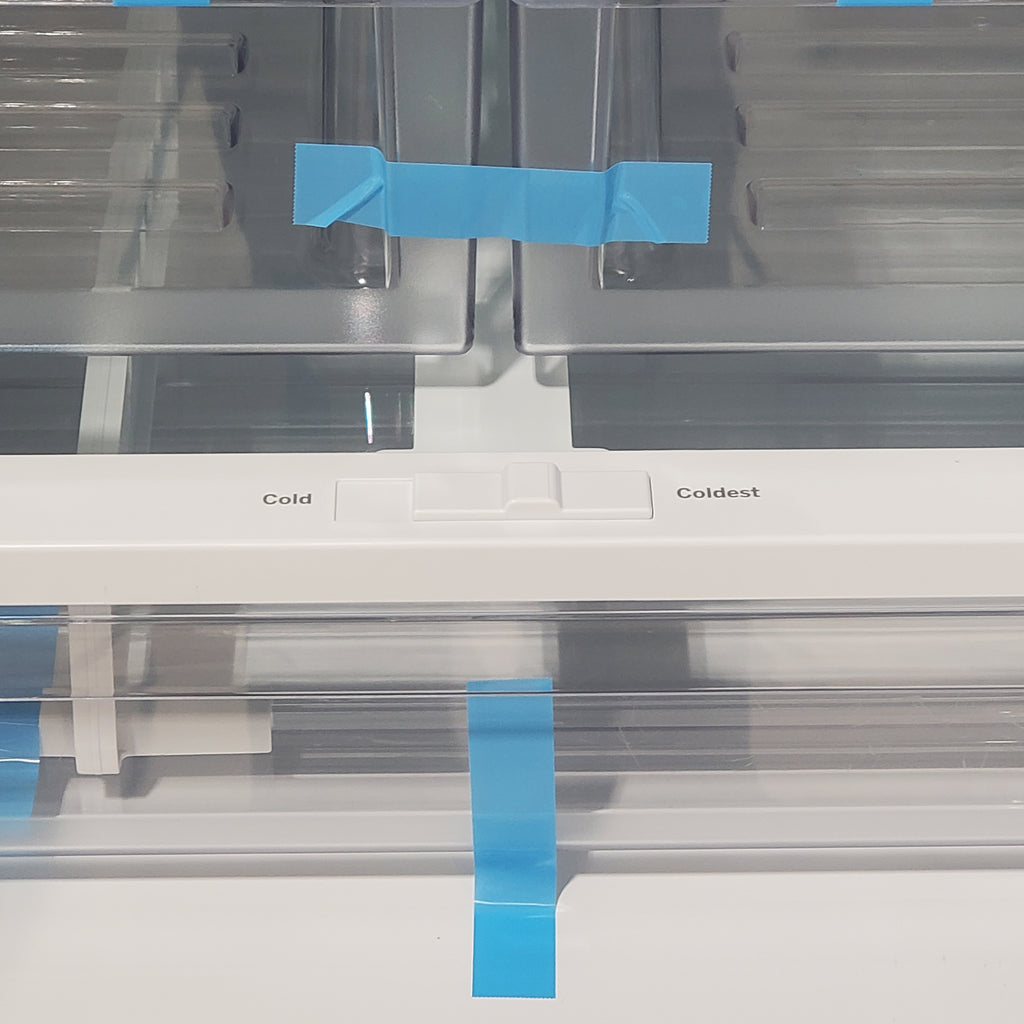 Pictures of 30 Inch Wide GE® ENERGY STAR® 20.8 Cu. Ft. French-Door Refrigerator with Icemaker and Advanced Water Filtration GNE21FYKFS - Open Box - Neu Appliance Outlet - Discount Appliance Outlet in Austin, Tx