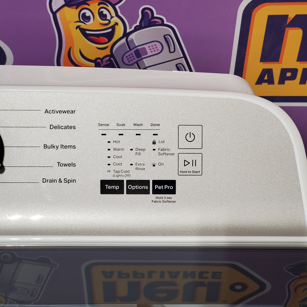 Pictures of Maytag 4.7 cu. ft. Pet Pro Top Load Washer MVW6500MW - Open Box - Neu Appliance Outlet - Discount Appliance Outlet in Austin, Tx