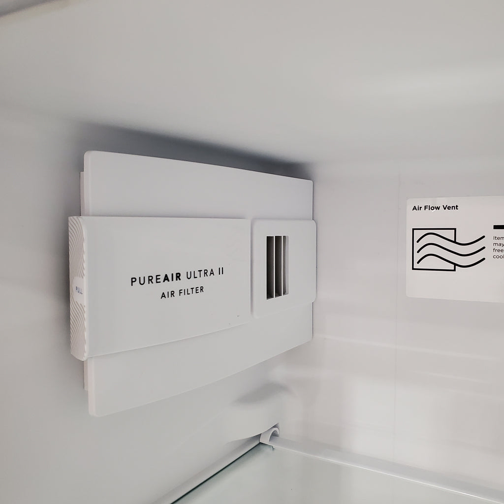 Pictures of Frigidaire Gallery 22.3-cu ft Counter-depth Side-by-Side Refrigerator with Ice Maker ENERGY STAR in Fingerprint Resistant Stainless Steel GRSC2352AF - 3SD478 - Scratch & Dent (Minor) - Neu Appliance Outlet - Discount Appliance Outlet in Austin, Tx