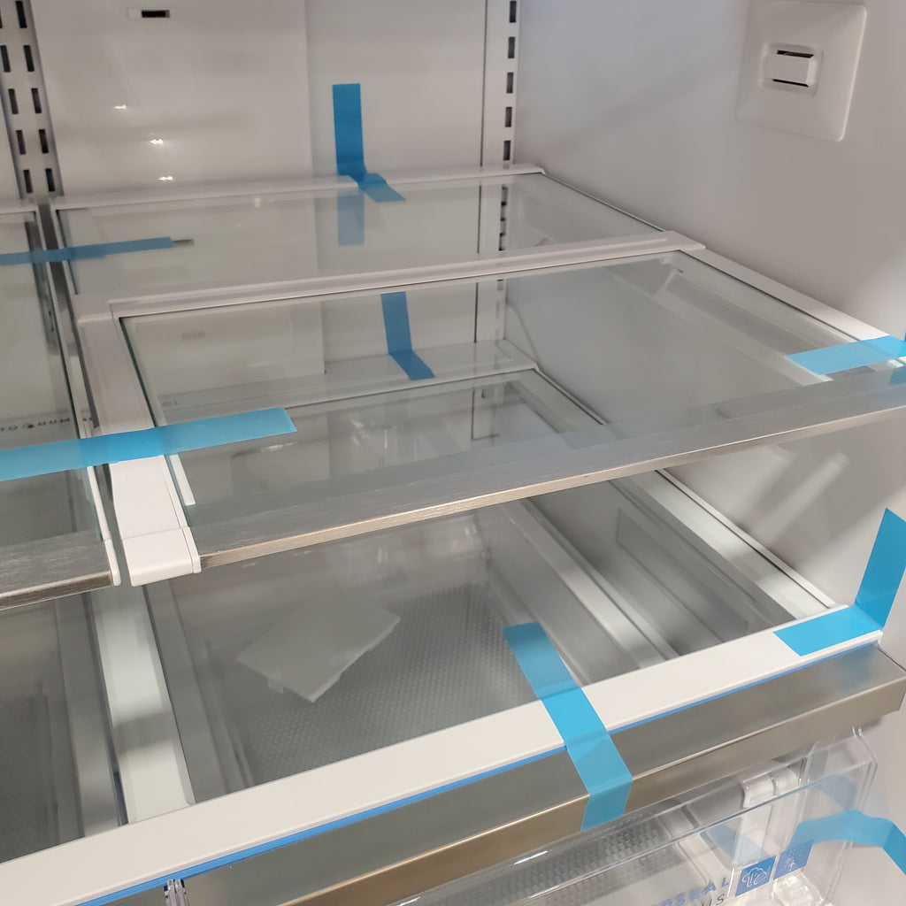 Pictures of Frigidaire 27.8-cu ft ENERGY STAR French Door Refrigerator with Dual Ice Maker in Fingerprint Resistant Stainless Steel - 3SD745 - GRFS2853AF - Scratch & Dent (Minor) - Neu Appliance Outlet - Discount Appliance Outlet in Austin, Tx