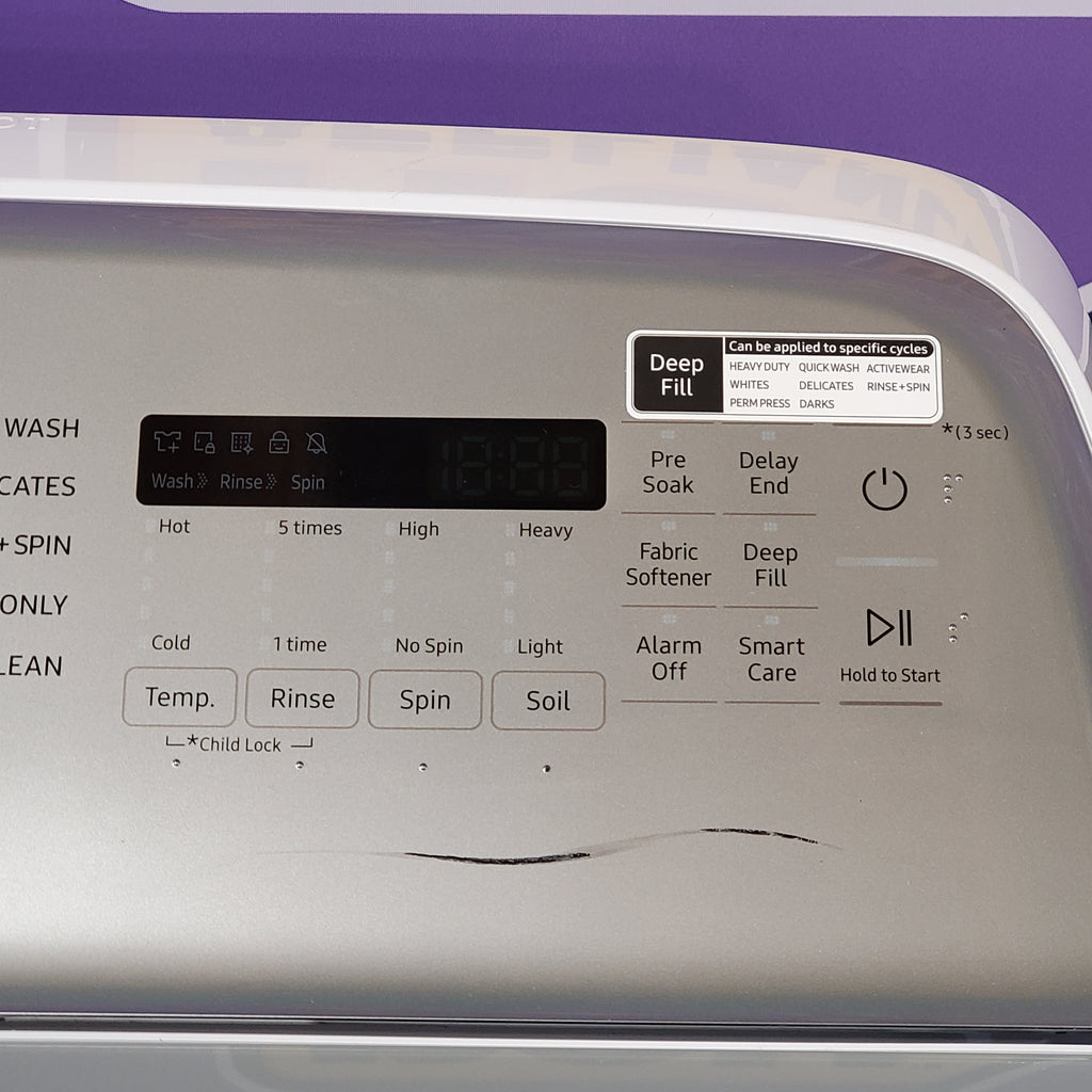 Pictures of Samsung ENERGY STAR 5.0 cu. ft. Top Load Washing Machine with Active Water Jet WA50R5200AW - Certified Refurbished - Neu Appliance Outlet - Discount Appliance Outlet in Austin, Tx