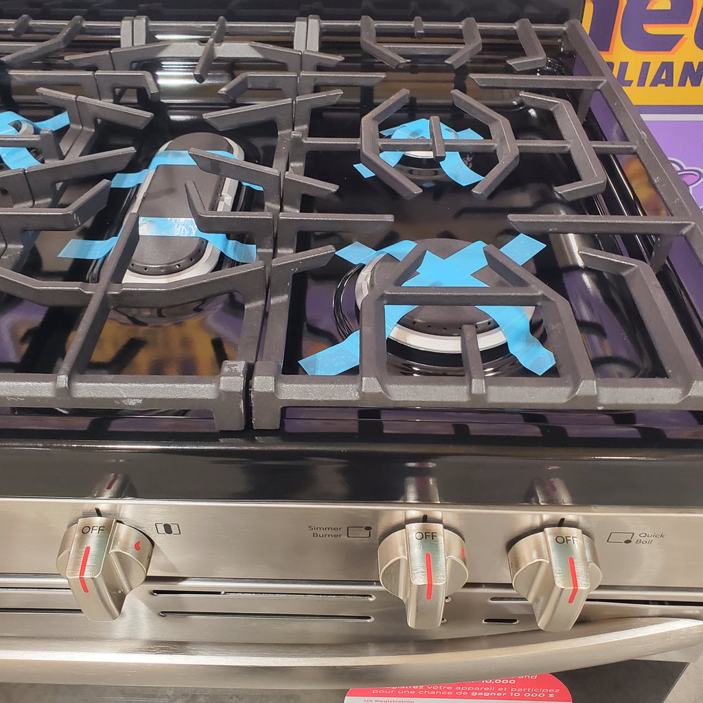 Pictures of Frigidaire 30 in 5 Burner Freestanding Gas Range in Stainless Steel with Quick Boil and Steam Clean FCRG3062AS - Scratch & Dent (Minor) - Neu Appliance Outlet - Discount Appliance Outlet in Austin, Tx