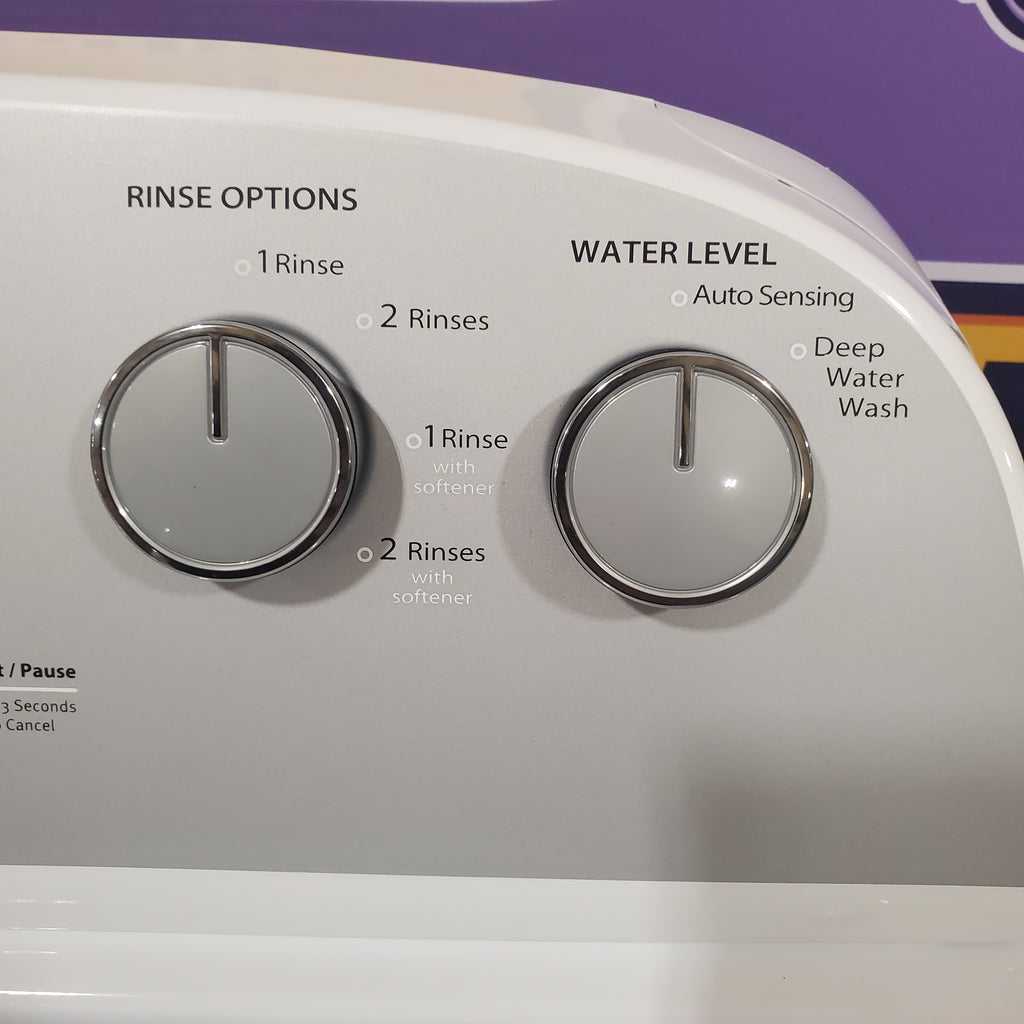 Pictures of HE Whirlpool 3.5 cu. ft. Top Load Washing Machine with Deep Water Wash WTW4816FW and 7 cu. ft. Electric Dryer with AutoDry WED4815EW- Scratch & Dent - Minor - Neu Appliance Outlet - Discount Appliance Outlet in Austin, Tx