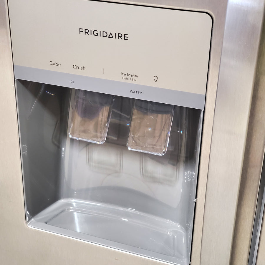 Frigidaire 22 Cu. Ft. Counter-Depth Side-by-Side Refrigerator in Stainless Steel 4SD450 - FRSC2333AS - Scratch & Dent (Minor)