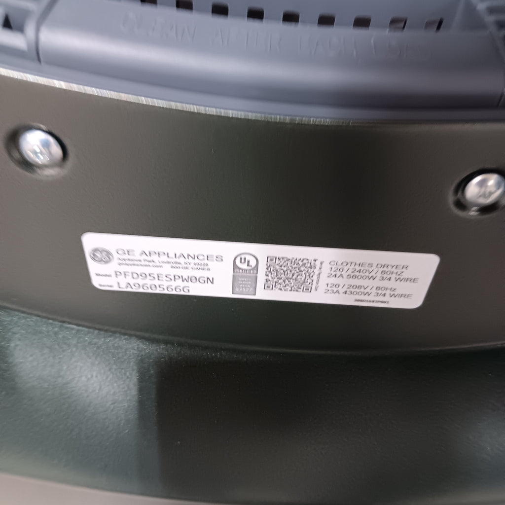 Pictures of GE Profile™ ENERGY STAR® 7.8 cu. ft. Capacity Smart Front Load Electric Dryer with Steam and Sanitize Cycle PFD95ESPWGN - New in Box - Neu Appliance Outlet - Discount Appliance Outlet in Austin, Tx