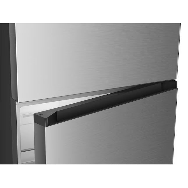 Hisense 21.2-cu ft Standard-Depth 30-in Wide Top-Freezer Refrigerator ( Stainless Steel ) Garage Ready ENERGY STAR Certified