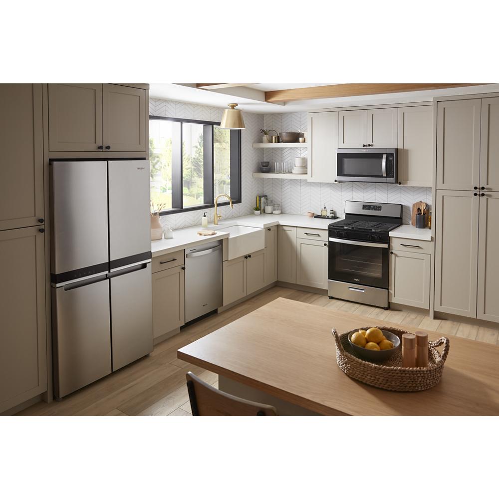 Pictures of Whirlpool Stainless 5.1 Cu. Ft. Freestanding Gas Range with Broiler Drawer and Two Speed Heat Burners WFG320M0MS - New In Box - Neu Appliance Outlet - Discount Appliance Outlet in Austin, Tx