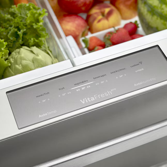 Bosch 800 Series 21 cu. ft. Smart Counter Depth 4-Door French Door Recessed Handle Refrigerator Stainless Steel, Ice and Water B36CL80ENS - Scratch & Dent (Moderate)