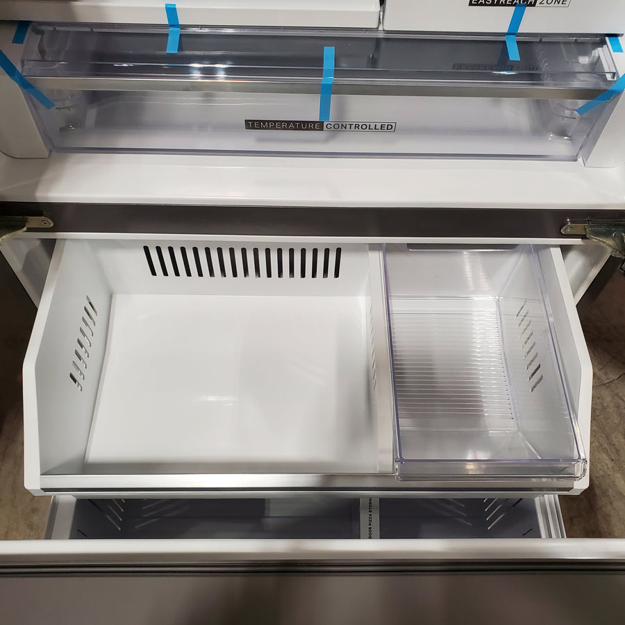 Whirlpool Counter-Depth 23.4-cu ft 3 -Door Refrigerator with Dual Ice Maker with Water and Ice Dispenser 22SD032 - WRFC5236RZ - Scratch & Dent (Minor)
