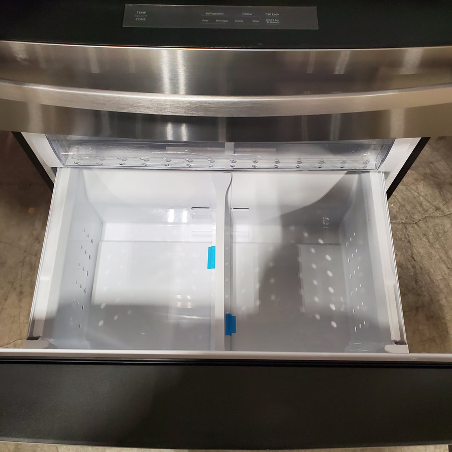 GE Profile™ ENERGY STAR® 27.9 Cu. Ft. Smart Fingerprint Resistant 4-Door French-Door Refrigerator with Door In Door 22SD049 - PVD28BYNFS - Scratch & Dent (Minor)