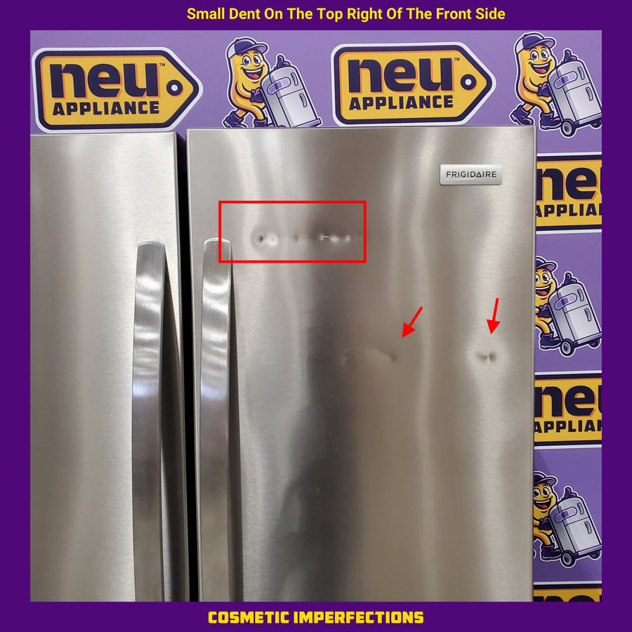 Frigidaire 29 Cu. Ft. Standard-Depth French Door Refrigerator in Stainless Steel 20SD015 - FRFN2813AF - Scratch & Dent (Moderate)