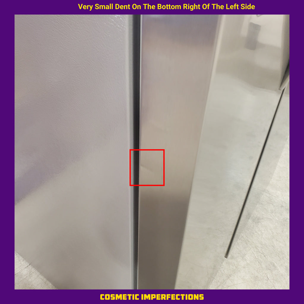 Pictures of Frigidaire 25.6-cu ft ENERGY STAR Side-by-Side Refrigerator with Ice Maker in Fingerprint Resistant Stainless Steel - 3SD675 - FRSS26L3AF - Scratch and Dent (Minor) - Neu Appliance Outlet - Discount Appliance Outlet in Austin, Tx