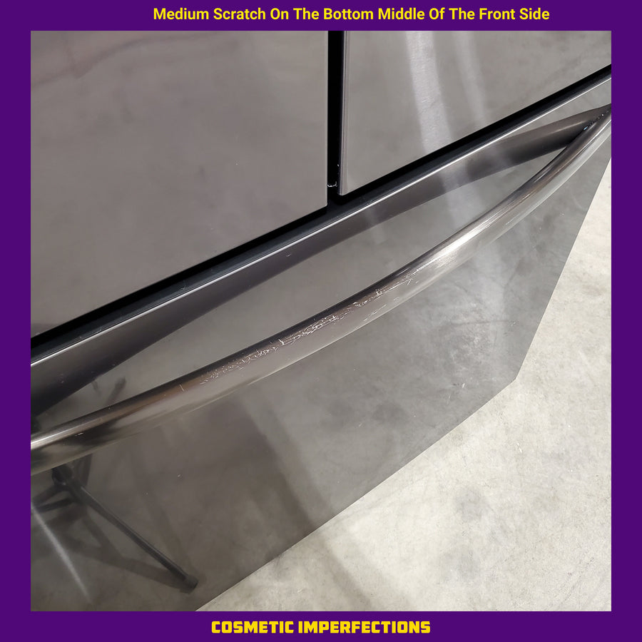 Frigidaire 28 Cu. Ft. Standard-Depth French Door Refrigerator in Black Stainless Steel FRFS2823AD - Scratch & Dent (Moderate)