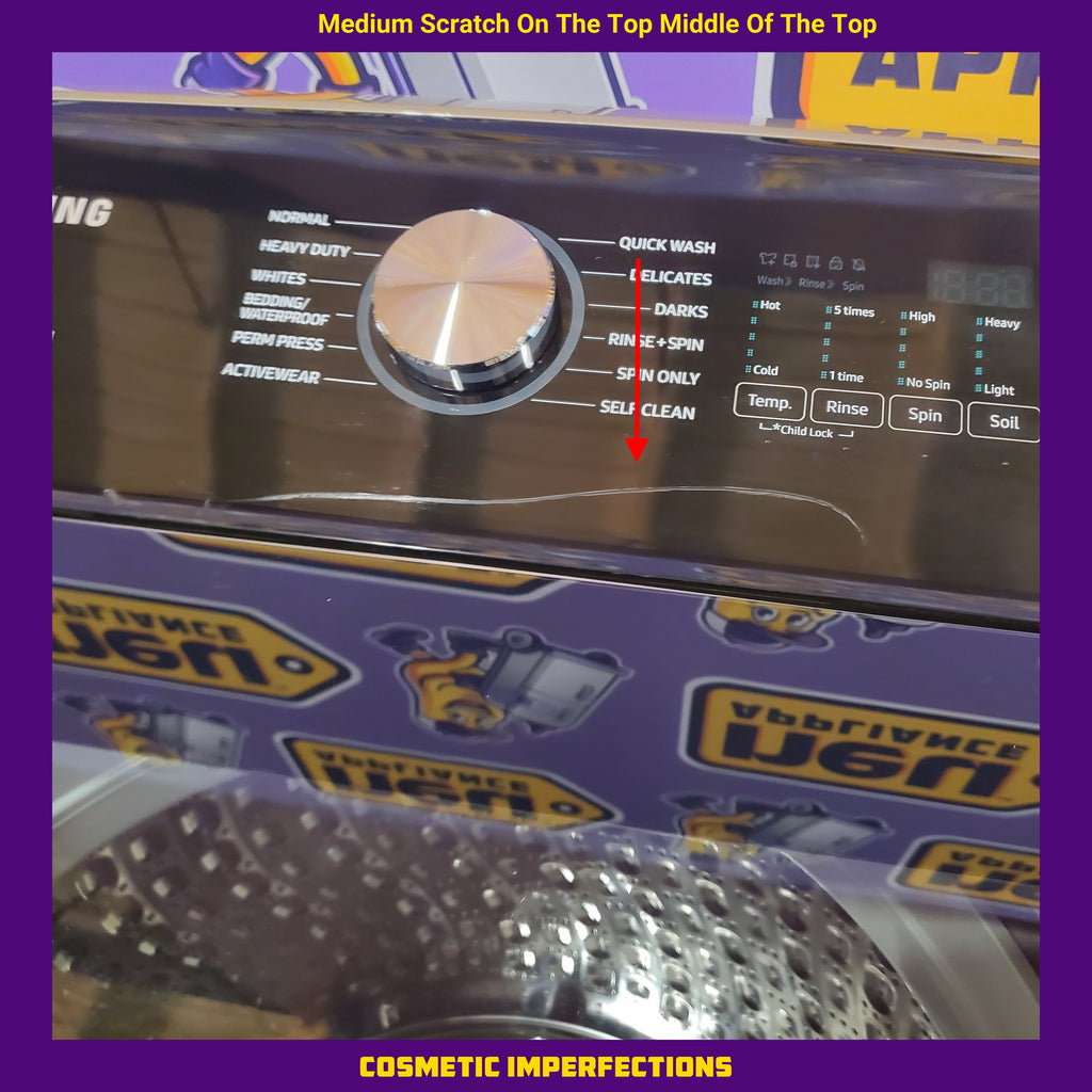 Pictures of Samsung 5.0 cu. ft. High Efficiency Top Load Washer with Active WaterJet in Champagne 1CR04086 - WA50T5300AC - Certified Refurbished - Neu Appliance Outlet - Discount Appliance Outlet in Austin, Tx