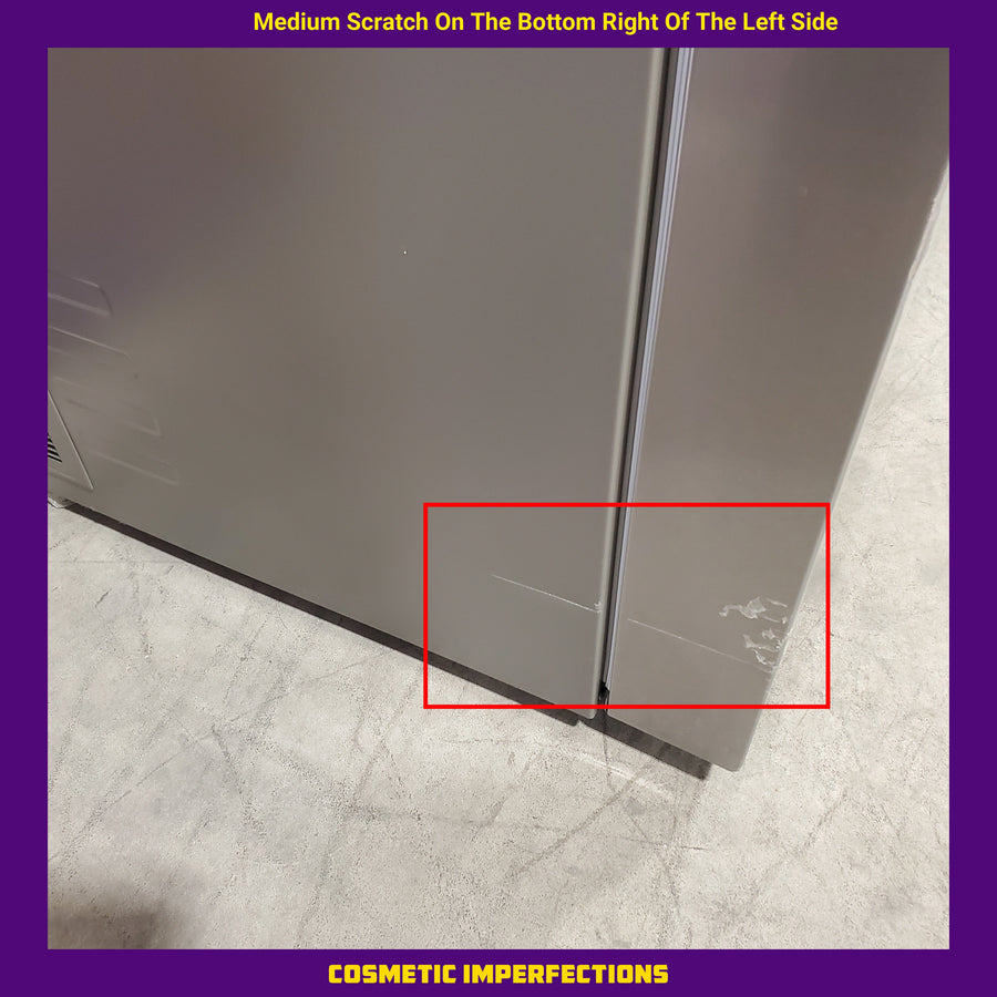 LG 27 cu. ft. Smart Counter-Depth MAX™ French Door Refrigerator with Linear Cooling™ and Internal Water Dispenser 21SD13 - LRFLC2706S - Scratch & Dent (Minor)