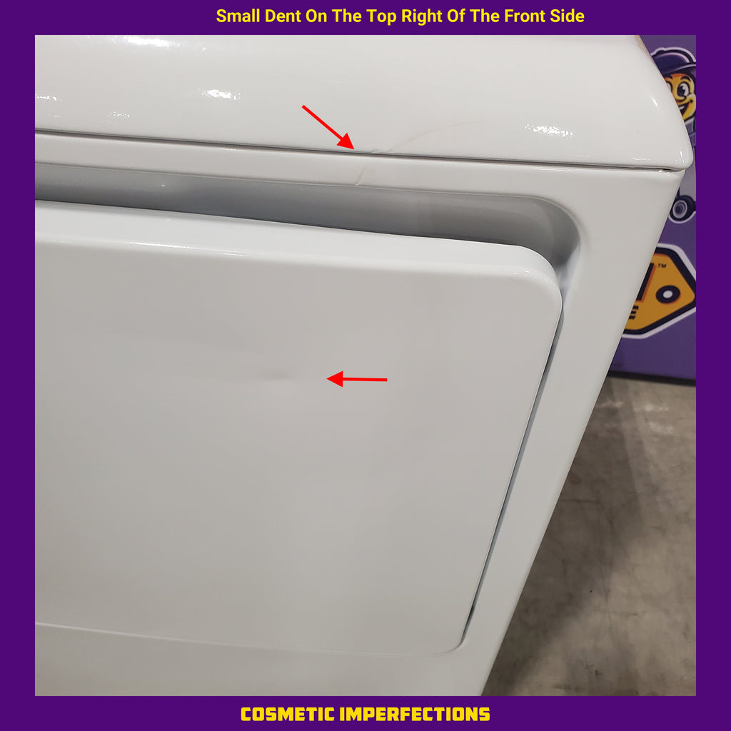 Hotpoint Top Load 3.8 Cu. Ft. Washer with Stainless Steel Basket and Heavy Duty Agitator HTW240ASKWS and Hotpoint Electric Vented 6.2 Cu. Ft. Dryer with Aluminized Alloy Drum HTX24EASKWS - Certified Refurbished