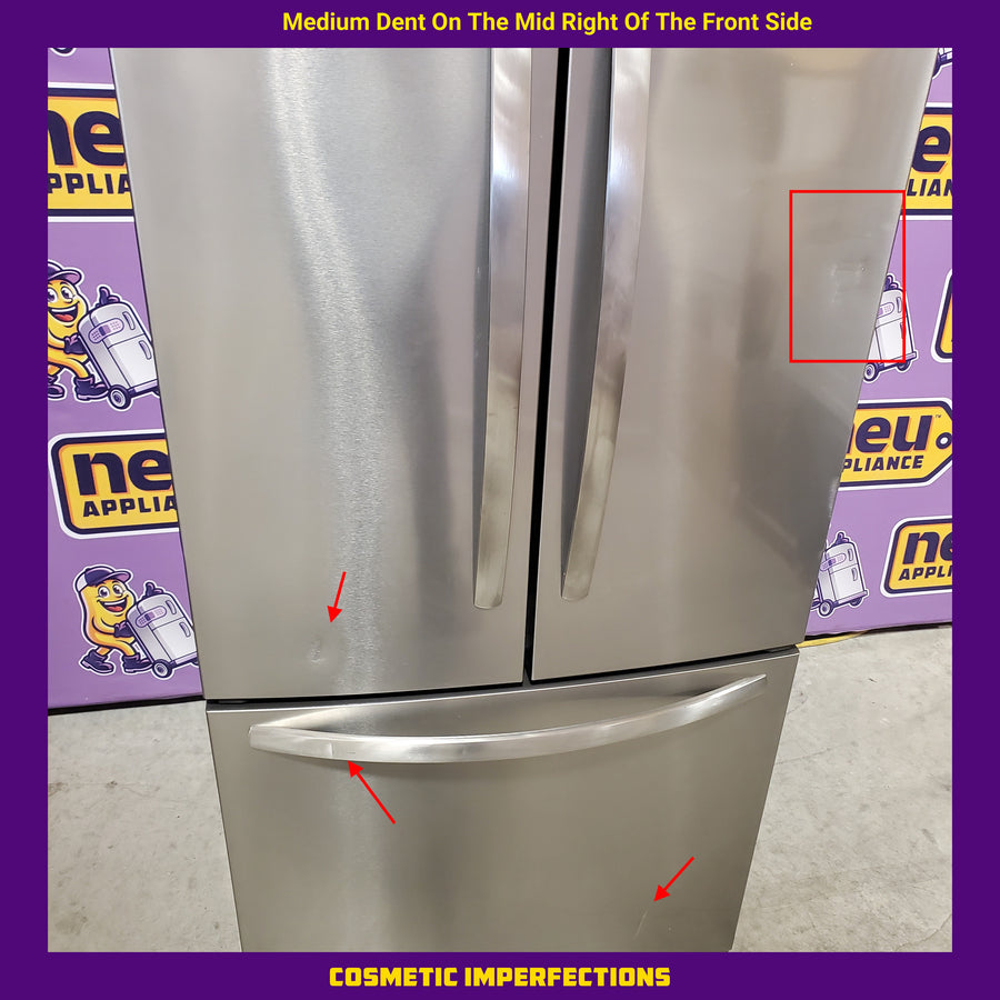 Frigidaire 31" Wide 18 Cu. Ft. Counter-Depth French Door Refrigerator FRFG1723AV - Scratch & Dent (Moderate)