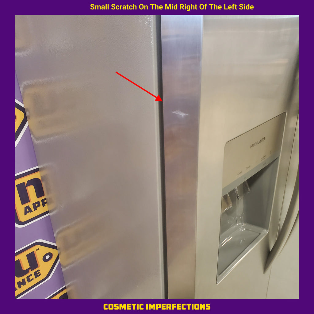 Pictures of Frigidaire 22 Cu. Ft. Counter-Depth Side-by-Side Refrigerator FRSC2333AS - Scratch & Dent (Minor) - Neu Appliance Outlet - Discount Appliance Outlet in Austin, Tx
