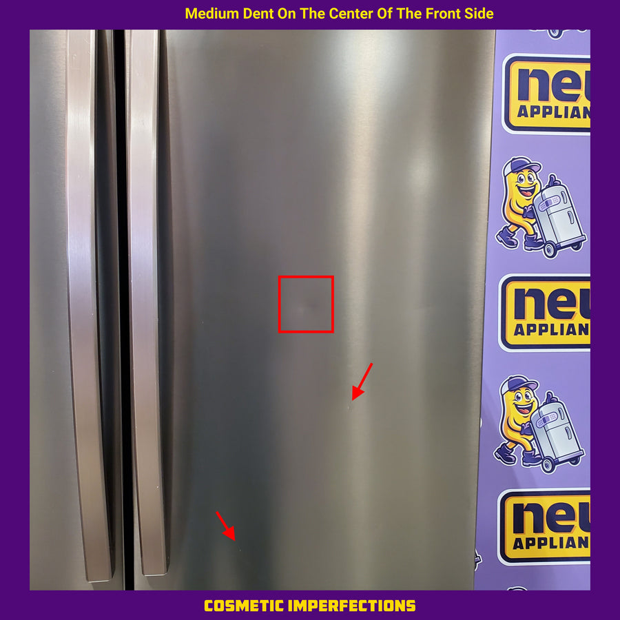 Samsung 22.6 Cu. Ft. 4-Door French Door Counter Depth Refrigerator in Tuscan Stainless Steel RF24R7201DT - Scratch & Dent (Minor)