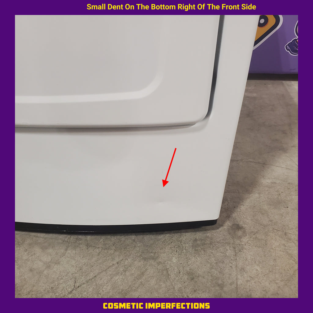 LG White Top Load 4.5 Cu. Ft. Washer with NeveRust Drum and TurboDrum Technology WT7000CW - Certified Refurbished and LG 7.3 Cu. Ft. Electric Rear Control Ultra Large Capacity Dryer in White with Sensor Dry 16037 - DLE6100W - Certified Refurbished