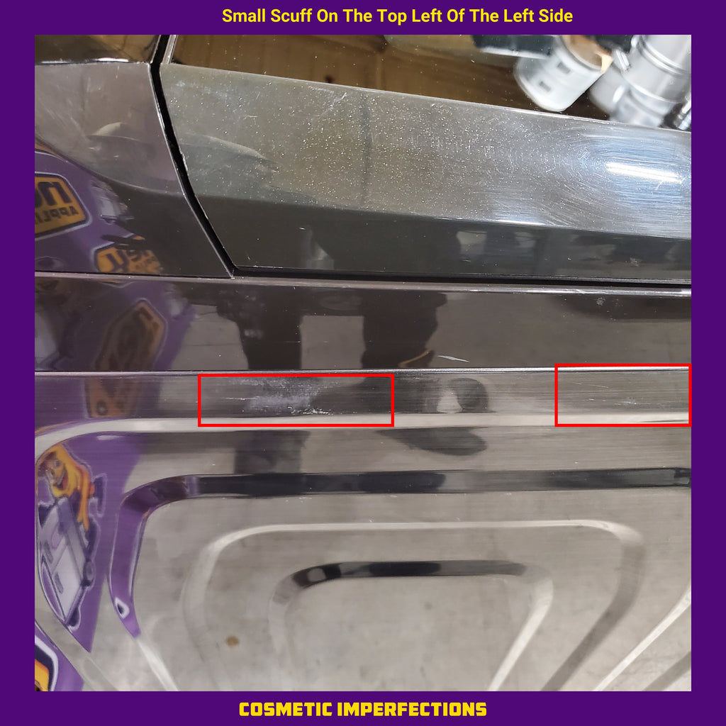 Pictures of Samsung 5.1 cu. ft. Smart Top Load Washer with ActiveWave™ Agitator and Super Speed Wash in Brushed Black 1CR0447 - WA51A5505AV - Certified Refurbished - Neu Appliance Outlet - Discount Appliance Outlet in Austin, Tx