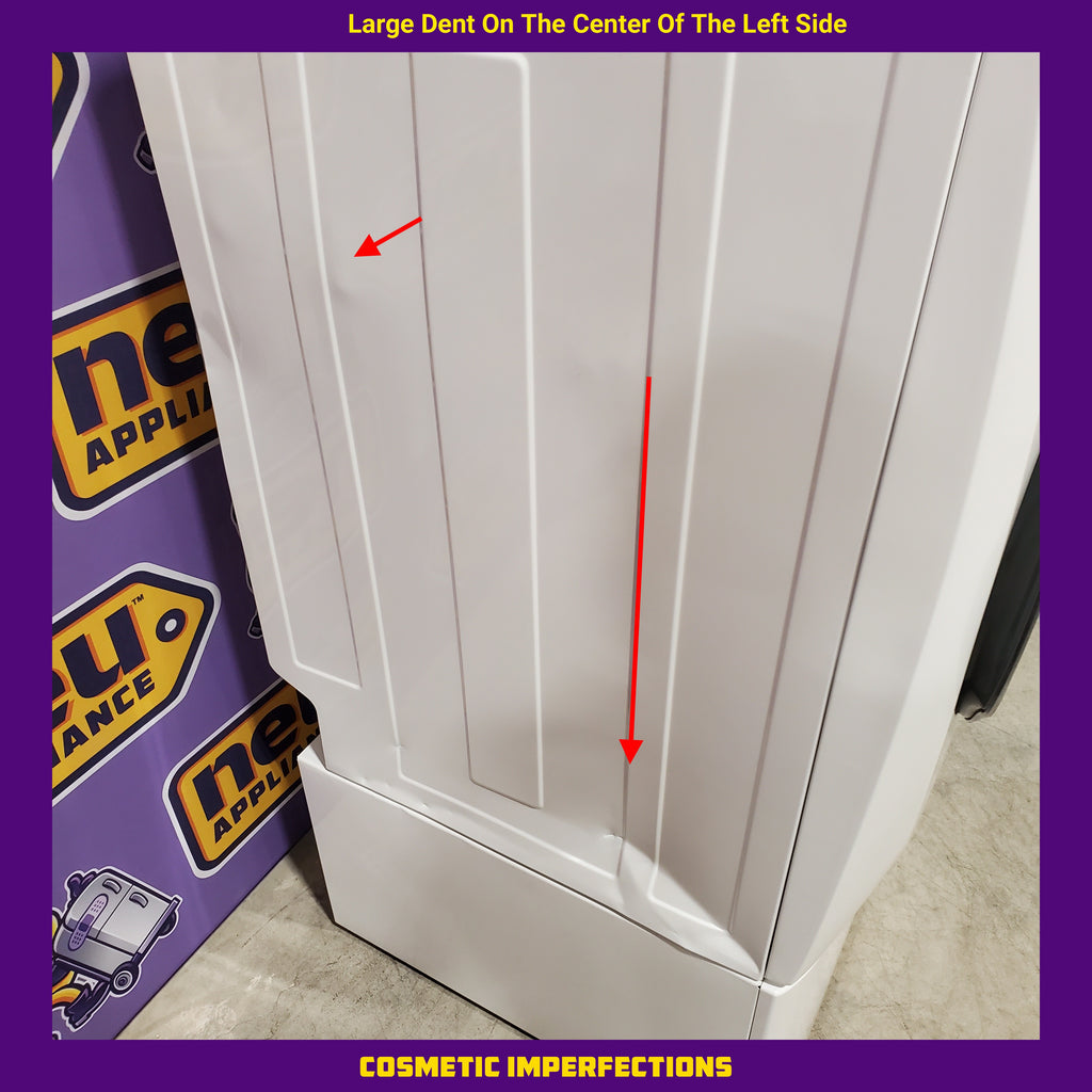 Pictures of Electrolux 8.0 Cu. Ft. Front Load Perfect Steam™ Electric Dryer with Balanced Dry™ and Instant Refresh ELFE7626BW - Scratch & Dent (Moderate) - Neu Appliance Outlet - Discount Appliance Outlet in Austin, Tx