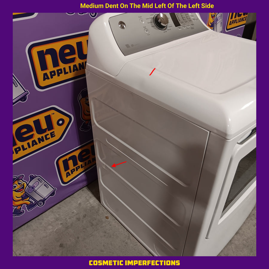 GE Top Load 4.0 Cu. Ft. Capacity Washer with Stainless Steel Wash Basket GTW325ASWWW - New in Box and GE 7.4-cu ft Vented Electric Dryer in White 16256 - GTD72EBSNWS - Certified Refurbished