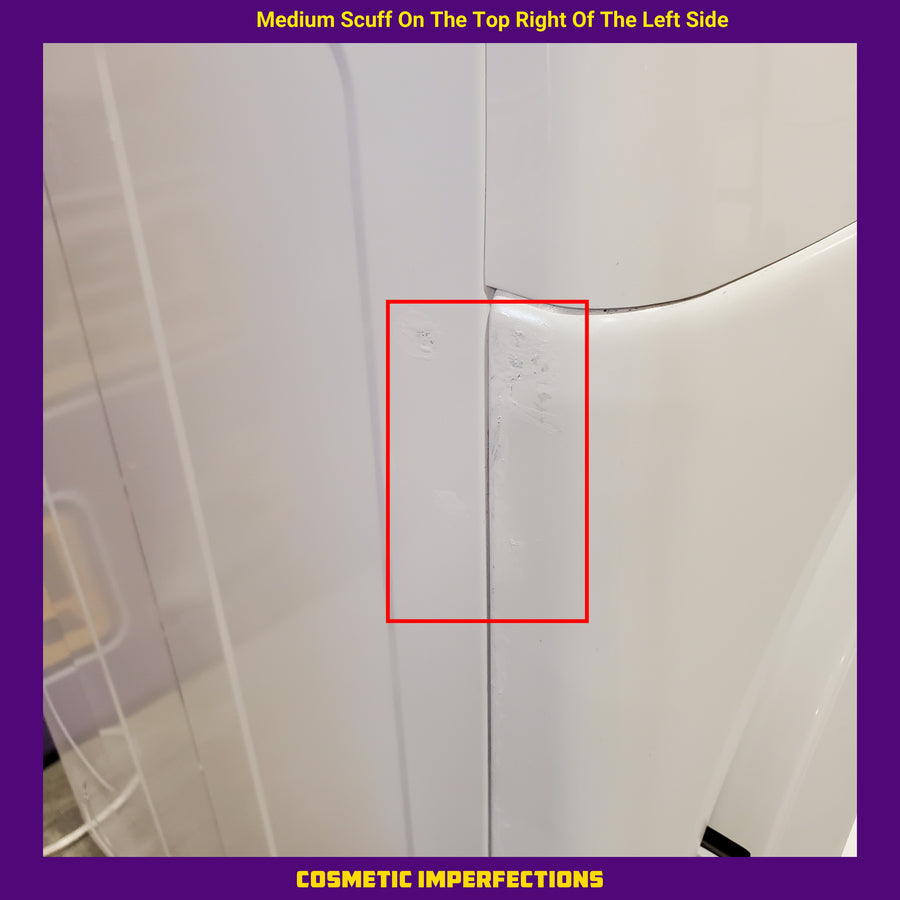 LG 7.4 cu. ft. Ultra Large Capacity Front Load Gas Dryer in White 31133SD158 - DLG3401W - Scratch & Dent (Moderate)