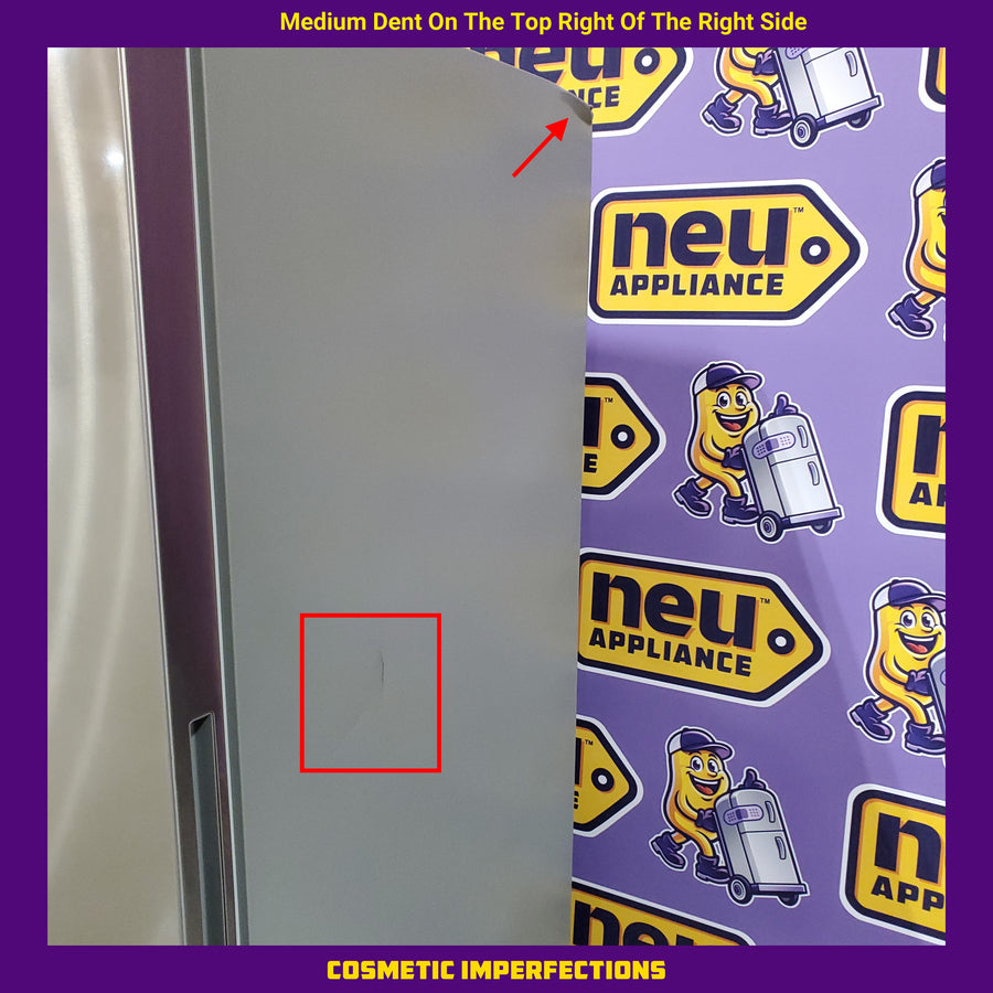 Vissani 18.7 cu. ft. Bottom Freezer Refrigerator in Stainless Steel 25138SD758 - MDBF18SS - Scratch & Dent (Moderate)