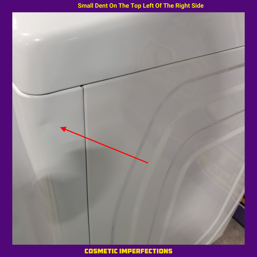 Pictures of Samsung 7.4-cu ft Electric Dryer with Wrinkle Prevent Option (White) - Scratch and Dent (Minor) - Neu Appliance Outlet - Discount Appliance Outlet in Austin, Tx