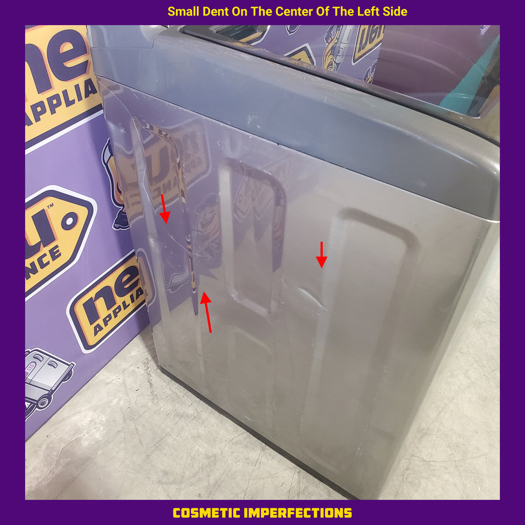 Pictures of Samsung 4.5 cu. ft. Capacity Top Load Washer with Active WaterJet in Platinum WA45T3400AP - Certified Refurbished and Samsung 7.4 cu. ft. Smart Electric Dryer with Sensor Dry 16042 - DVE47CG3500V - Scratch & Dent (Minor) - Neu Appliance Outlet - Discount Appliance Outlet in Austin, Tx