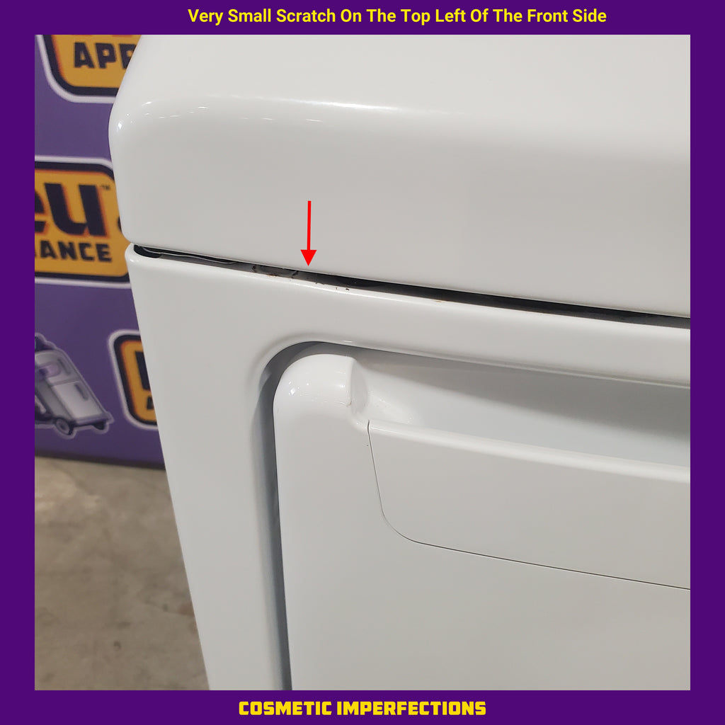 Pictures of ENERGY STAR LG 4.1 cu. ft. Top Load Washing Machine with 4-Way Agitator WT6105CW and ENERGY STAR LG 7.3 cu. ft. Electric Dryer with Smart Diagnosis DLE6100W - Scratch & Dent (Minor) - Neu Appliance Outlet - Discount Appliance Outlet in Austin, Tx