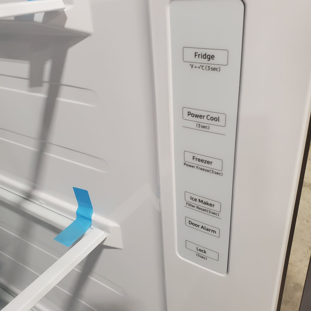 Pictures of Samsung Stainless Steel Large Capacity Side-by-Side 27.4 Cu. Ft. Refrigerator with Ice and Water Dispenser and LED Lighting RS27T5200SR - Scratch and Dent (Minor) - Neu Appliance Outlet - Discount Appliance Outlet in Austin, Tx