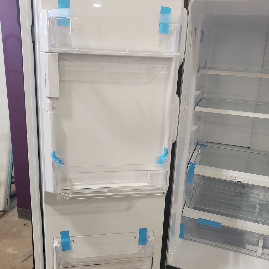 Pictures of GE 20.6 cu. ft. Counter Depth French Door Refrigerator in Fingerprint Resistant Stainless, ENERGY STAR-GYE21JYMBFFS-Open Box - Neu Appliance Outlet - Discount Appliance Outlet in Austin, Tx