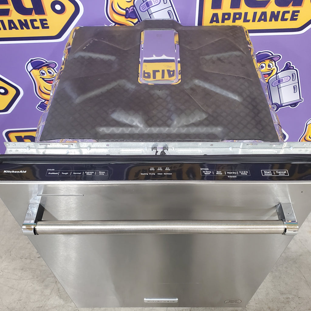 Pictures of Kitchenaid 360° Max Jets™ Third Rack Dishwasher with 50+ Total Wash Jets, 44 dBA in PrintShield Stainless Steel KDTM404KPS - Open Box - Neu Appliance Outlet - Discount Appliance Outlet in Austin, Tx