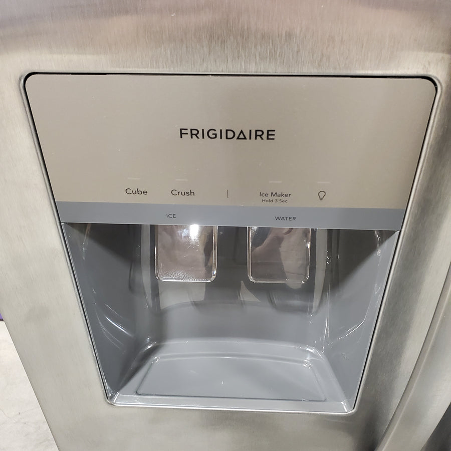Frigidaire 22 Cu. Ft. Counter-Depth Side-by-Side Refrigerator in Stainless Steel 20131SD194 - FRSC2333AS - Scratch & Dent (Moderate)