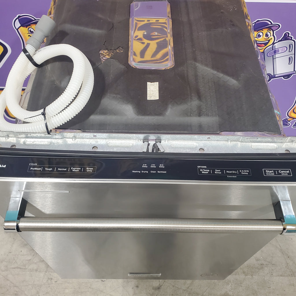 Pictures of KitchenAid 24-in Front Control Built-in Dishwasher With Third Rack ( Stainless Steel with PRINTSHIELD Finish ) - KDFE204KPS - Scratch and Dent (Minor) - Neu Appliance Outlet - Discount Appliance Outlet in Austin, Tx