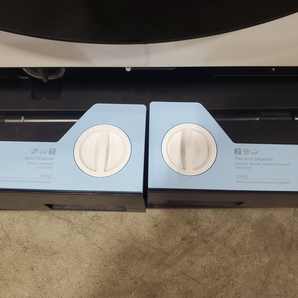 Pictures of Samsung Bespoke 5.3-cu ft Capacity Ivory Vented All-In-One ENERGY STAR Certified Washer Dryer Combo 3SD720 - WD90F53AVY - Scratch & Dent (Minor) - Neu Appliance Outlet - Discount Appliance Outlet in Austin, Tx