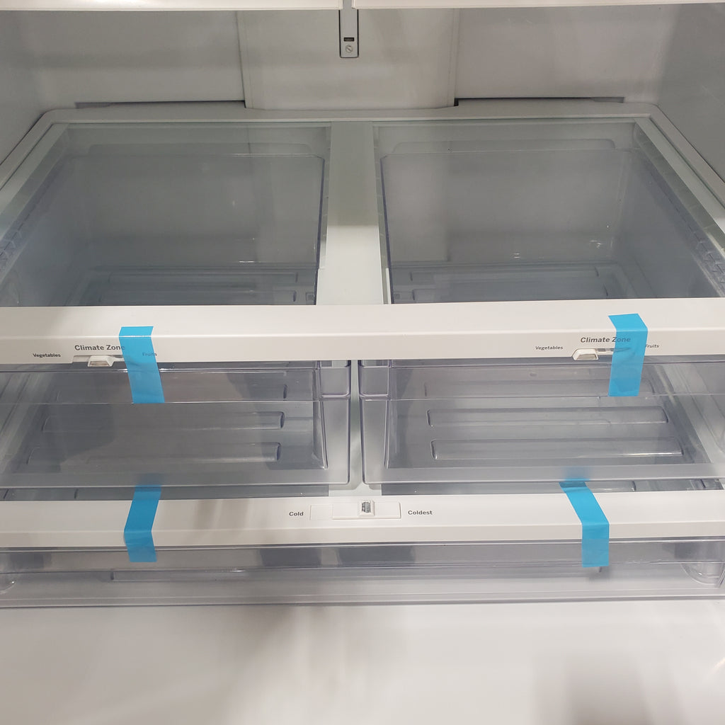 Pictures of GE 25.6 cu. ft. French Door Refrigerator in Fingerprint Resistant Stainless Steel, ENERGY STAR-GFE26JSMFS-Certified Refurbished - Neu Appliance Outlet - Discount Appliance Outlet in Austin, Tx