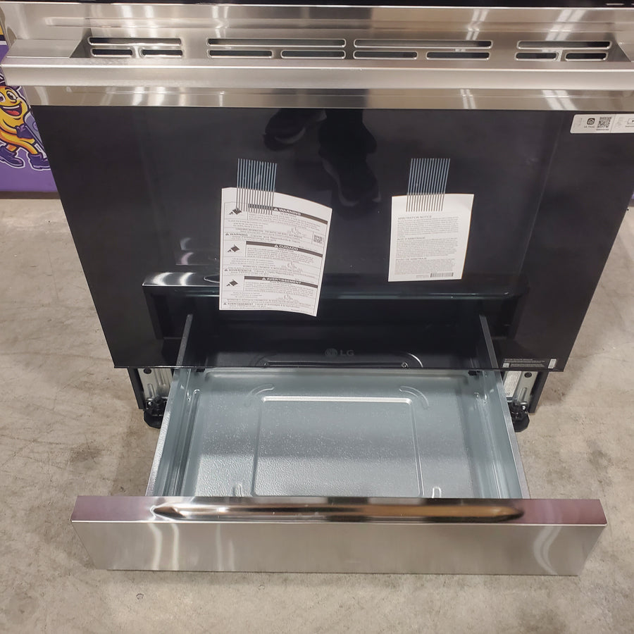 LG 6.3 cu. ft. Smart Wi-Fi Enabled Probake Convection® Gas Range with Air Fry & EasyClean® 21SD031 - LRGN6323Y - Open Box