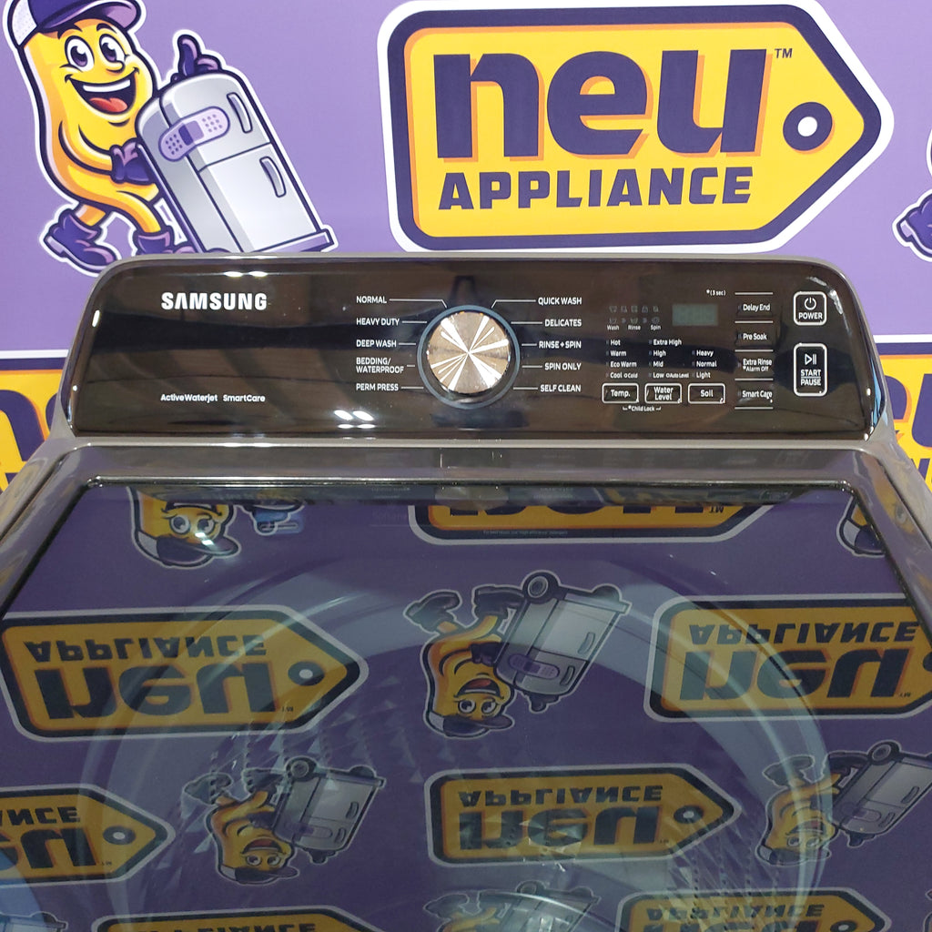 Pictures of Samsung 4.5 cu. ft. Capacity Top Load Washer with Active WaterJet in Platinum 1CR03077 - WA45T3400AP - Certified Refurbished - Neu Appliance Outlet - Discount Appliance Outlet in Austin, Tx