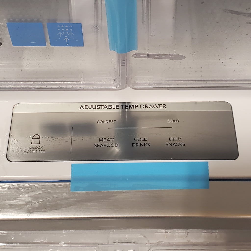 Pictures of Frigidaire 27.8-cu ft French Door Refrigerator with Dual Ice Maker (Fingerprint Resistant Stainless Steel) ENERGY STAR-GRFS2853AF-Scratch and Dent - (Minor) - Neu Appliance Outlet - Discount Appliance Outlet in Austin, Tx