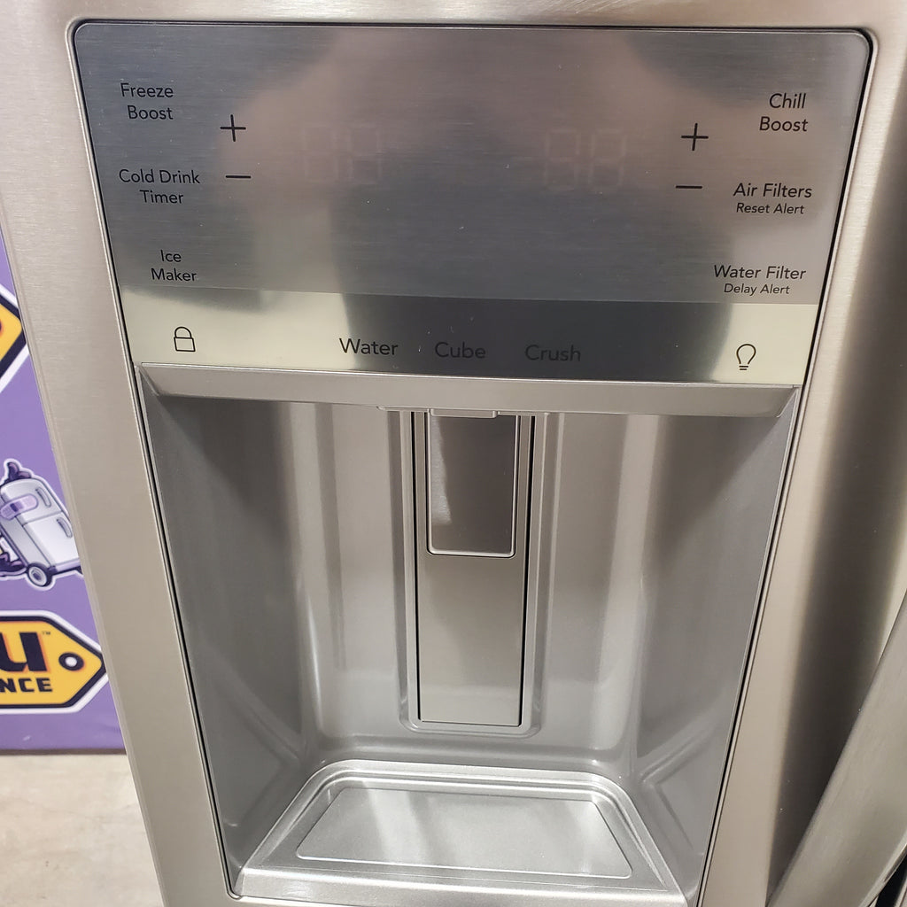 Pictures of Frigidaire Gallery 26 Cu. Ft. Standard-Depth 4-Door French Door Refrigerator in Fingerprint Resistant Stainless Steel - 3SD557 - GRMS2773AF - Scratch & Dent (Minor) - Neu Appliance Outlet - Discount Appliance Outlet in Austin, Tx