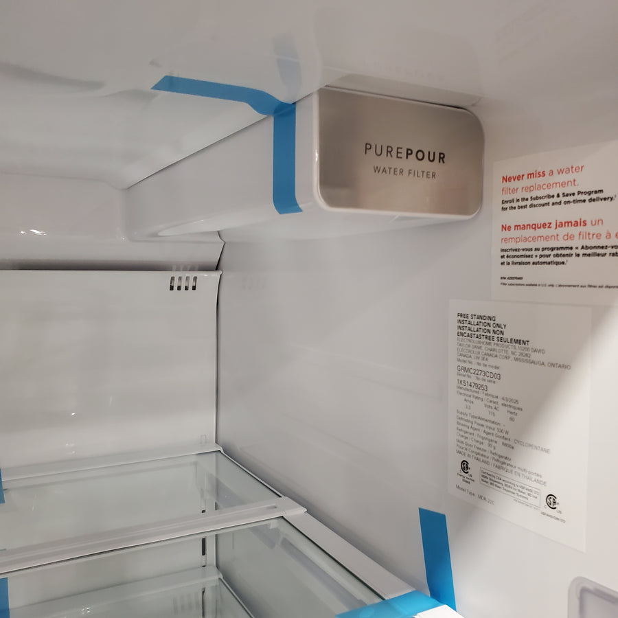 Frigidaire Gallery 22 Cu. Ft. Counter-Depth 4-Door French Door Refrigerator 3SD969 - GRMC2273CD - Scratch & Dent (Moderate)